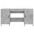Birou, gri beton, 140x50x75 cm, lemn compozit GartenMobel Dekor