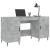 Birou, gri beton, 140x50x75 cm, lemn compozit GartenMobel Dekor