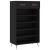 Pantofar, negru, 60x35x105 cm, lemn compozit GartenMobel Dekor