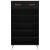 Pantofar, negru, 60x35x105 cm, lemn compozit GartenMobel Dekor