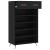 Pantofar, negru, 60x35x105 cm, lemn compozit GartenMobel Dekor