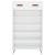 Pantofar, alb extralucios, 60x35x105 cm, lemn prelucrat GartenMobel Dekor