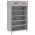 Pantofar, gri beton, 60x35x105 cm, lemn compozit GartenMobel Dekor
