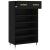 Pantofar, negru, 60x35x105 cm, lemn compozit GartenMobel Dekor