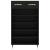 Pantofar, negru, 60x35x105 cm, lemn compozit GartenMobel Dekor