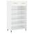 Pantofar, alb extralucios, 60x35x105 cm, lemn prelucrat GartenMobel Dekor