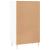 Pantofar, alb, 60x35x105 cm, lemn compozit GartenMobel Dekor