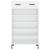 Pantofar, alb extralucios, 60x35x105 cm, lemn prelucrat GartenMobel Dekor