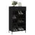 Pantofar, negru, 60x35x105 cm, lemn compozit GartenMobel Dekor