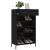 Pantofar, negru, 60x35x105 cm, lemn compozit GartenMobel Dekor