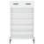 Pantofar, alb extralucios, 60x35x105 cm, lemn prelucrat GartenMobel Dekor