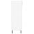 Pantofar, alb extralucios, 60x35x105 cm, lemn prelucrat GartenMobel Dekor
