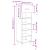 Pantofar, alb, 30x35x105 cm, lemn compozit GartenMobel Dekor