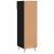 Pantofar, negru, 30x35x105 cm, lemn compozit GartenMobel Dekor