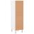 Pantofar, alb extralucios, 30x35x105 cm, lemn prelucrat GartenMobel Dekor