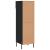 Pantofar, negru, 30x35x105 cm, lemn compozit GartenMobel Dekor