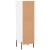 Pantofar, alb extralucios, 30x35x105 cm, lemn prelucrat GartenMobel Dekor
