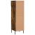 Pantofar, stejar afumat, 30x35x105 cm, lemn compozit GartenMobel Dekor