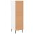 Pantofar, alb extralucios, 30x35x105 cm, lemn prelucrat GartenMobel Dekor