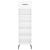 Pantofar, alb extralucios, 30x35x105 cm, lemn prelucrat GartenMobel Dekor