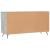 Bancheta pantofar, gri beton, 102x35x55 cm, lemn prelucrat GartenMobel Dekor