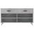 Bancheta pantofar, gri beton, 102x35x55 cm, lemn prelucrat GartenMobel Dekor