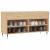 Bancheta pantofar, stejar sonoma, 102x35x55 cm, lemn prelucrat GartenMobel Dekor