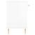 Bancheta pantofar, alb extralucios, 102x35x55 cm, lemn compozit GartenMobel Dekor
