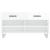 Bancheta pantofar, alb extralucios, 102x35x55 cm, lemn compozit GartenMobel Dekor
