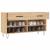 Bancheta pantofar, stejar sonoma, 102x35x55 cm, lemn prelucrat GartenMobel Dekor