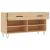 Bancheta pantofar, stejar sonoma, 102x35x55 cm, lemn prelucrat GartenMobel Dekor