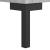 Bancheta pantofar, gri beton, 102x35x55 cm, lemn prelucrat GartenMobel Dekor