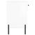 Bancheta pantofar, alb extralucios, 102x35x55 cm, lemn compozit GartenMobel Dekor