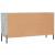 Bancheta pantofar, gri beton, 102x35x55 cm, lemn prelucrat GartenMobel Dekor