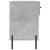 Bancheta pantofar, gri beton, 102x35x55 cm, lemn prelucrat GartenMobel Dekor