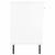 Bancheta pantofar, alb extralucios, 102x35x55 cm, lemn compozit GartenMobel Dekor
