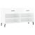 Bancheta pantofar, alb extralucios, 102x35x55 cm, lemn compozit GartenMobel Dekor