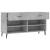 Bancheta pantofar, gri beton, 102x35x55 cm, lemn prelucrat GartenMobel Dekor