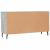 Bancheta pantofar, gri beton, 102x35x55 cm, lemn prelucrat GartenMobel Dekor