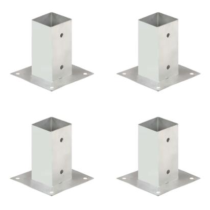 Suporți stâlp, 4 buc., metal galvanizat, 71 mm GartenMobel Dekor