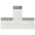 Conector de grindă, formă X, 71 x 71 mm, metal galvanizat GartenMobel Dekor