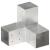 Conector de grindă, formă Y, 81 x 81 mm, metal galvanizat GartenMobel Dekor