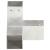 Conectori de grindă, formă Y, 4 buc, 81x81 mm, metal galvanizat GartenMobel Dekor