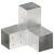 Conectori de grindă, formă Y, 4 buc, 81x81 mm, metal galvanizat GartenMobel Dekor