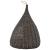 Casă de pisici cu pernă, gri, 40x60 cm, salcie naturală, teepee GartenMobel Dekor