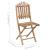 Set mobilier de exterior pliabil, cu perne, 5 piese, bambus GartenMobel Dekor