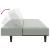 Set canapea, 2 piese, gri deschis, catifea GartenMobel Dekor