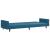 Set canapea 2 piese, albastru, catifea GartenMobel Dekor