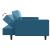 Set canapea 2 piese, albastru, catifea GartenMobel Dekor