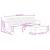 Set canapea, 2 piese, gri deschis, catifea GartenMobel Dekor